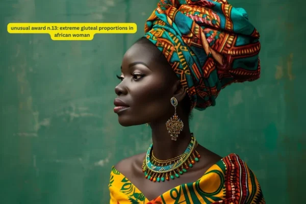 unusual award n.13: extreme gluteal proportions in african woman